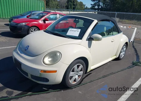 2007 Volkswagen New Beetle 2.5 из США, поврежденный, VIN 3VWRF31Y87M422887